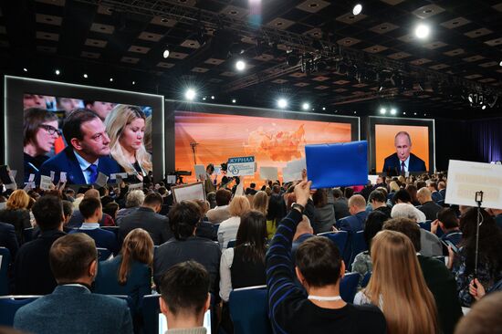 Vladimir Putin's annual news conference