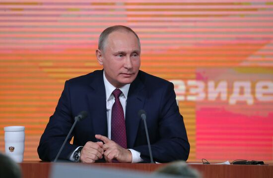 Vladimir Putin's annual news conference
