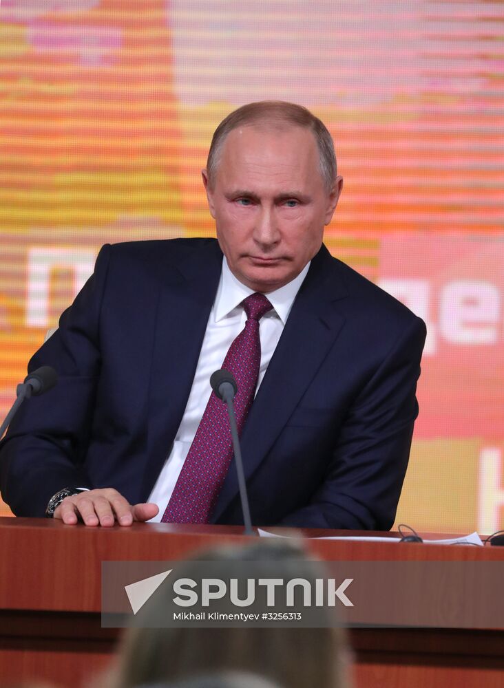 Vladimir Putin's annual news conference