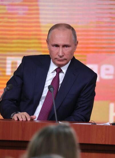 Vladimir Putin's annual news conference