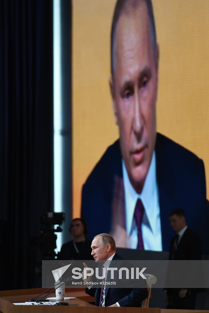 Vladimir Putin's annual news conference