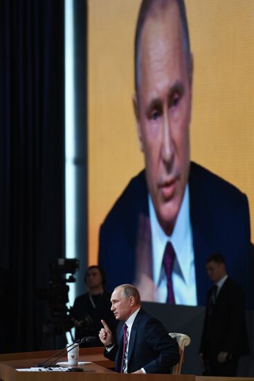 Vladimir Putin's annual news conference