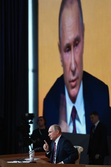 Vladimir Putin's annual news conference