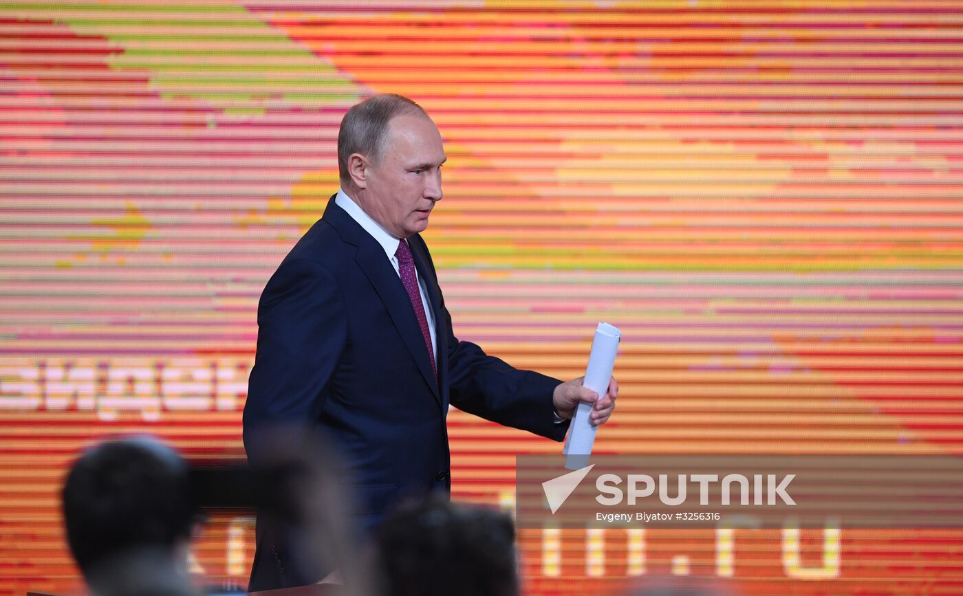 Vladimir Putin's annual news conference