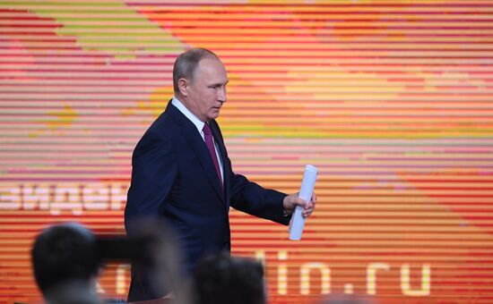 Vladimir Putin's annual news conference