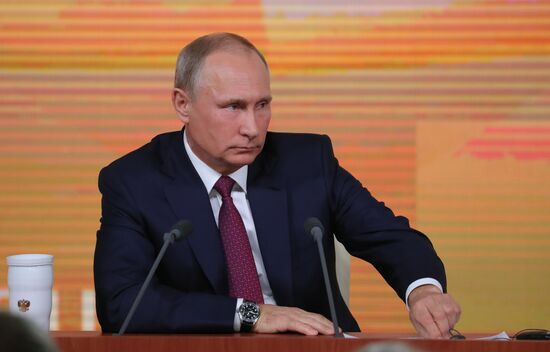 Vladimir Putin's annual news conference