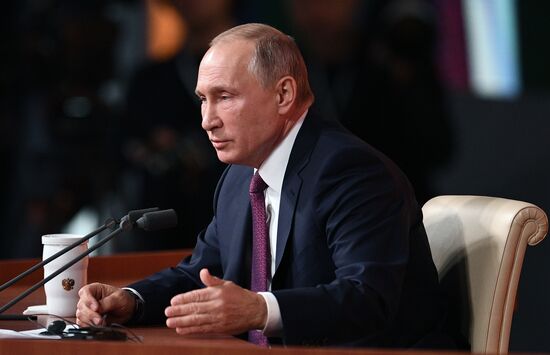 Vladimir Putin's annual news conference