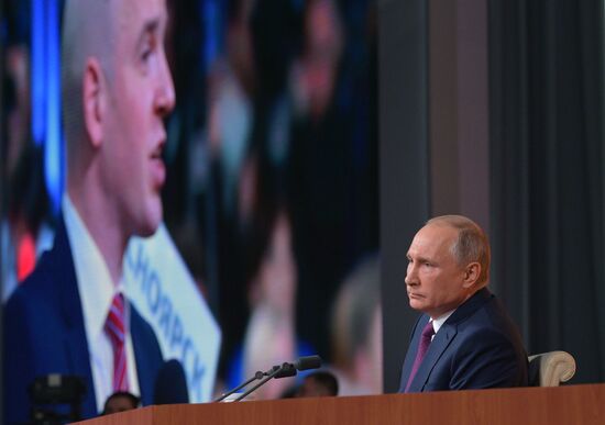 Vladimir Putin's annual news conference