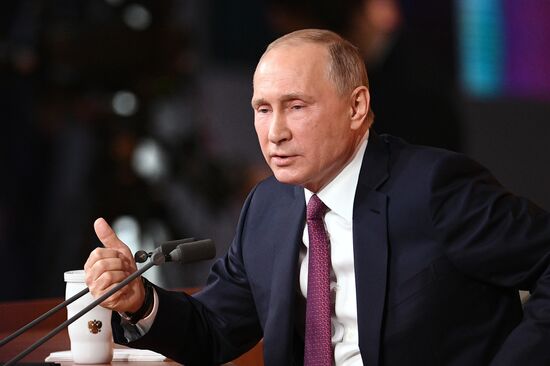 Vladimir Putin's annual news conference