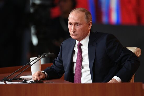 Vladimir Putin's annual news conference