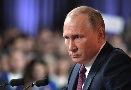 Vladimir Putin's annual news conference
