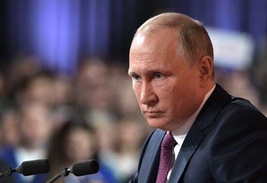 Vladimir Putin's annual news conference