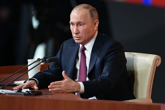 Vladimir Putin's annual news conference