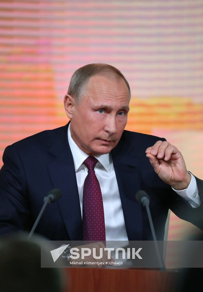 Vladimir Putin's annual news conference