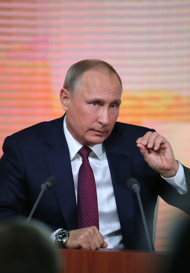 Vladimir Putin's annual news conference