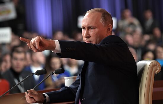 Vladimir Putin's annual news conference