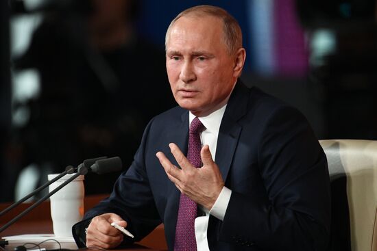 Vladimir Putin's annual news conference