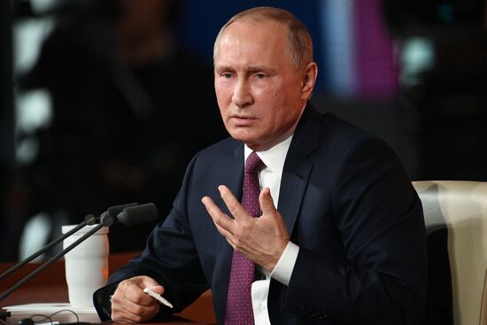 Vladimir Putin's annual news conference