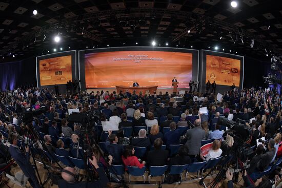 Vladimir Putin's annual news conference
