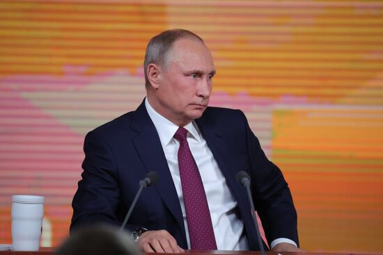 Vladimir Putin's annual news conference