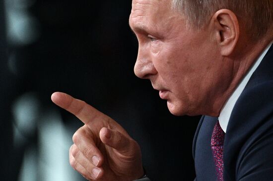 Vladimir Putin's annual news conference