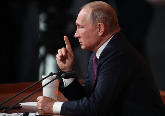 Vladimir Putin's annual news conference