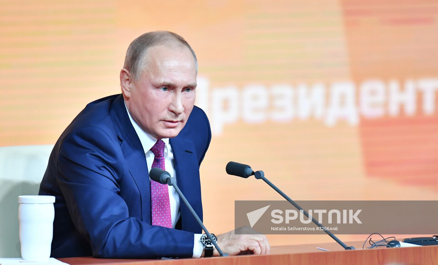 Vladimir Putin's annual news conference