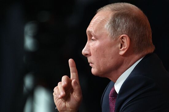 Vladimir Putin's annual news conference