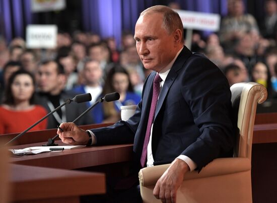 Vladimir Putin's annual news conference