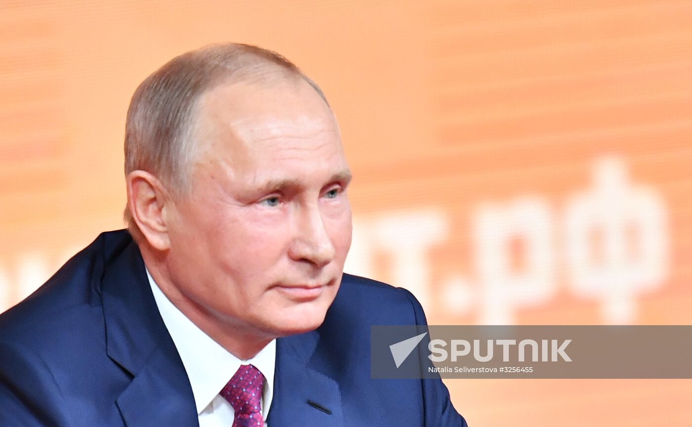 Vladimir Putin's annual news conference