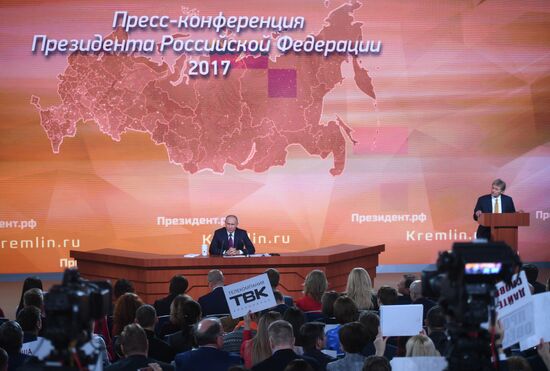 Vladimir Putin's annual news conference