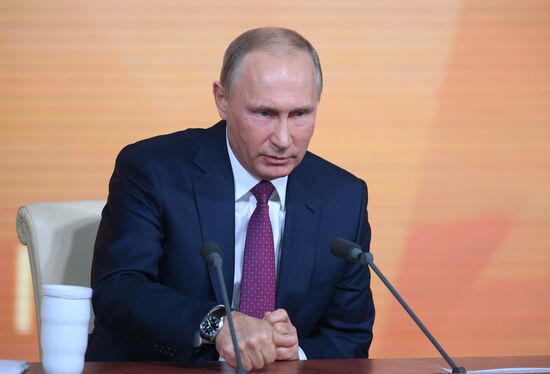 Vladimir Putin's annual news conference