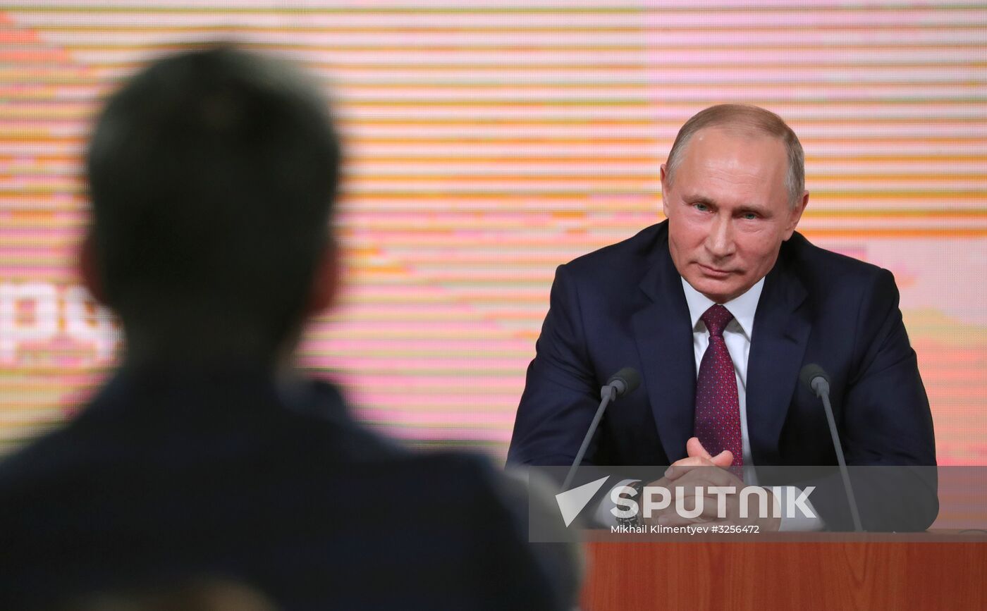 Vladimir Putin's annual news conference