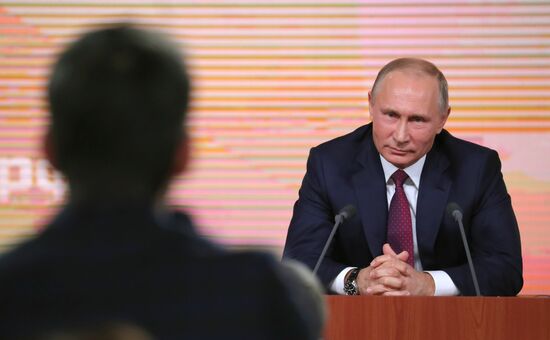 Vladimir Putin's annual news conference