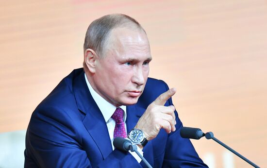 Vladimir Putin's annual news conference