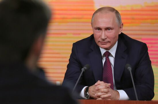 Vladimir Putin's annual news conference