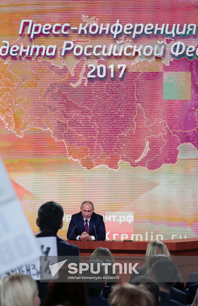 Vladimir Putin's annual news conference