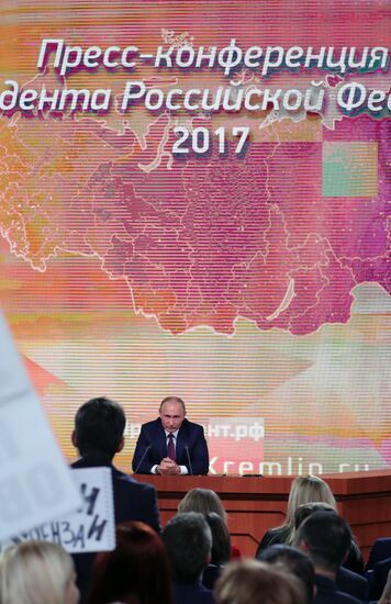 Vladimir Putin's annual news conference