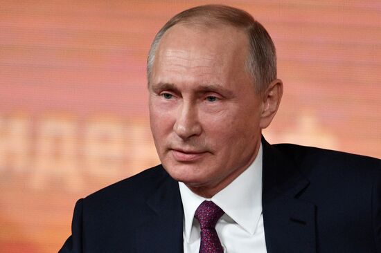 Vladimir Putin's annual news conference