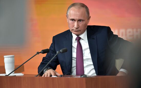 Vladimir Putin's annual news conference