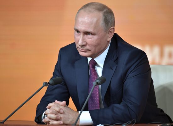 Vladimir Putin's annual news conference