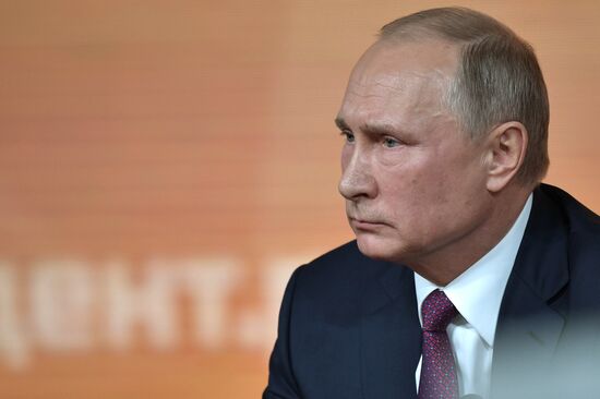 Vladimir Putin's annual news conference