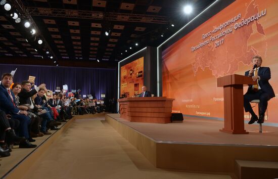 Vladimir Putin's annual news conference