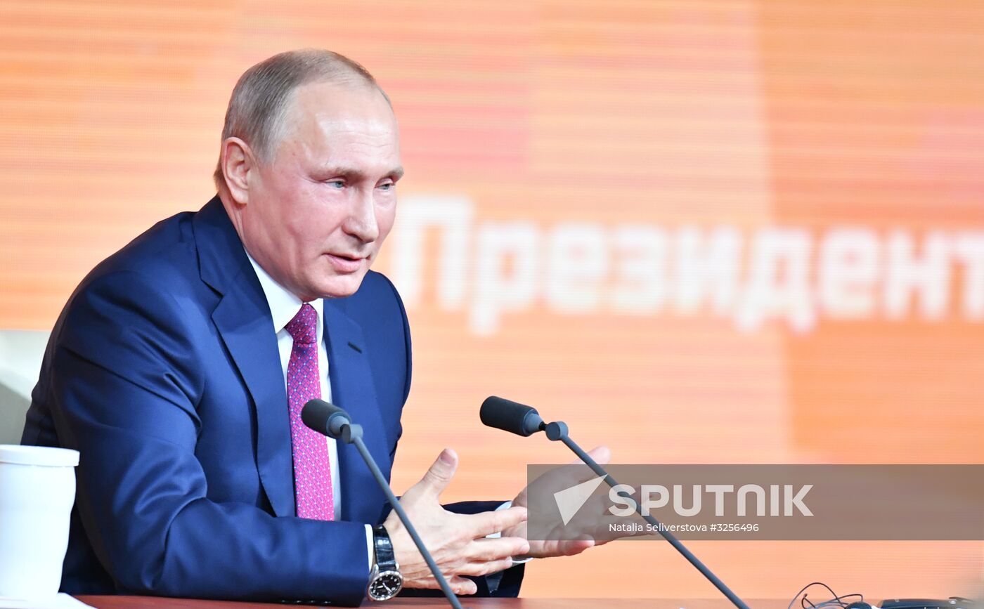 Vladimir Putin's annual news conference