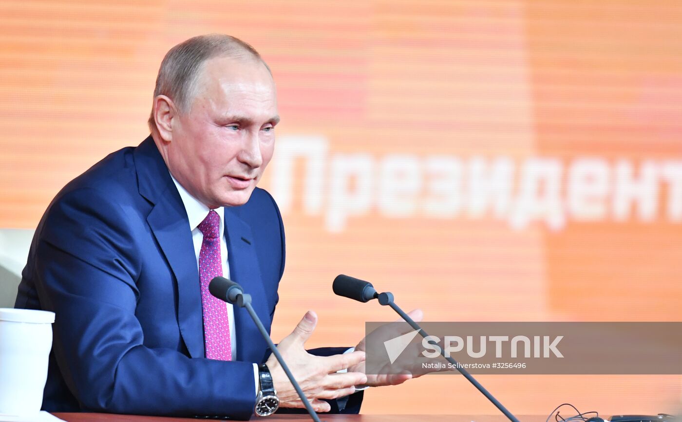 Vladimir Putin's annual news conference