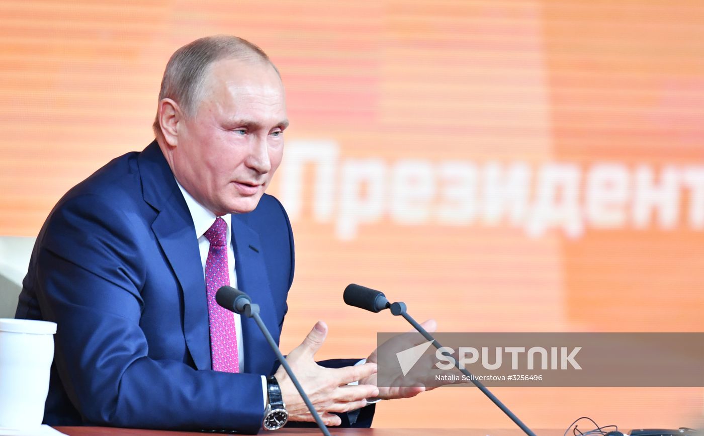 Vladimir Putin's annual news conference