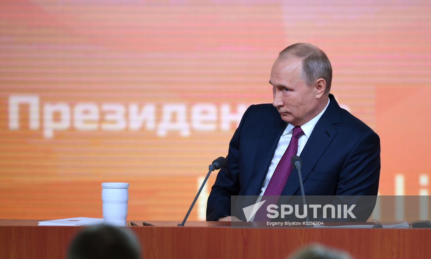 Vladimir Putin's annual news conference
