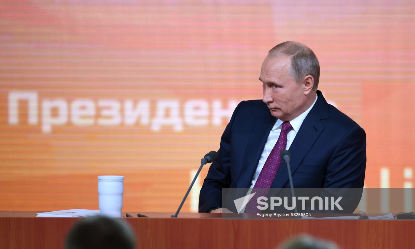 Vladimir Putin's annual news conference