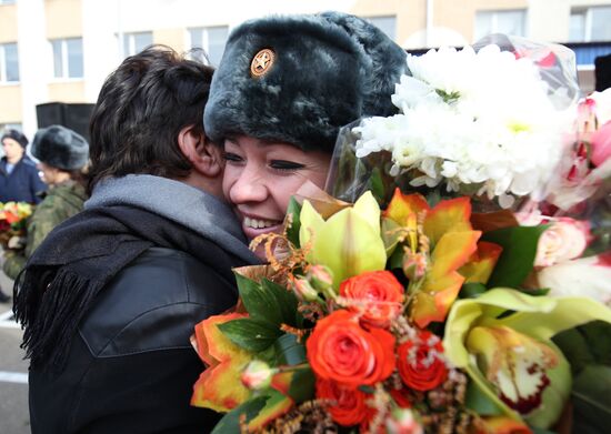 Special task medical unit returns from Syria