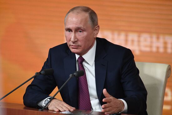 Vladimir Putin's annual news conference